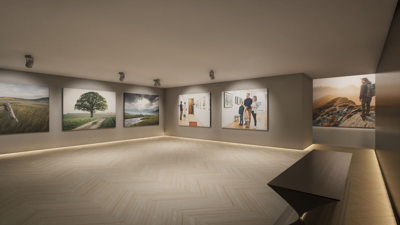 Première salle de la galerie Mémoires Immersives