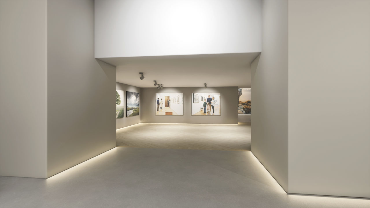 Entrée première salle Mémoires Immersives
